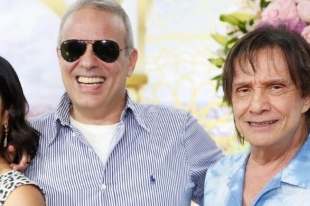 Roberto Carlos realiza o último desejo do filho, Dudu Braga, durante velório