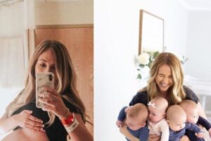 Ela mostrou o processo em um vídeo