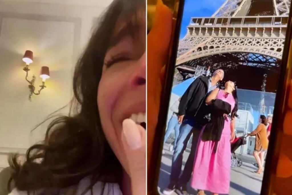 Ela contou a história aos seguidores