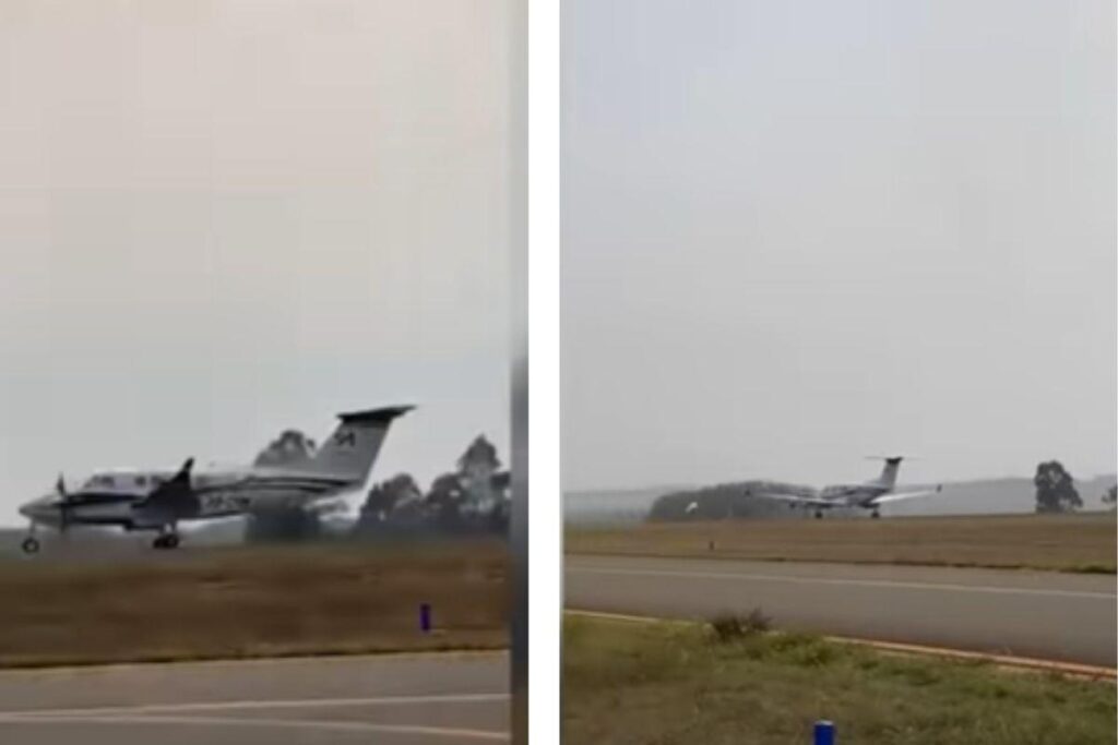 O vídeo mostra o momento exato da explosão