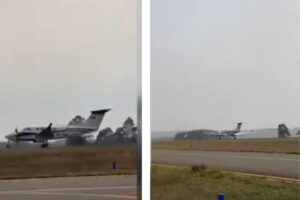 O vídeo mostra o momento exato da explosão