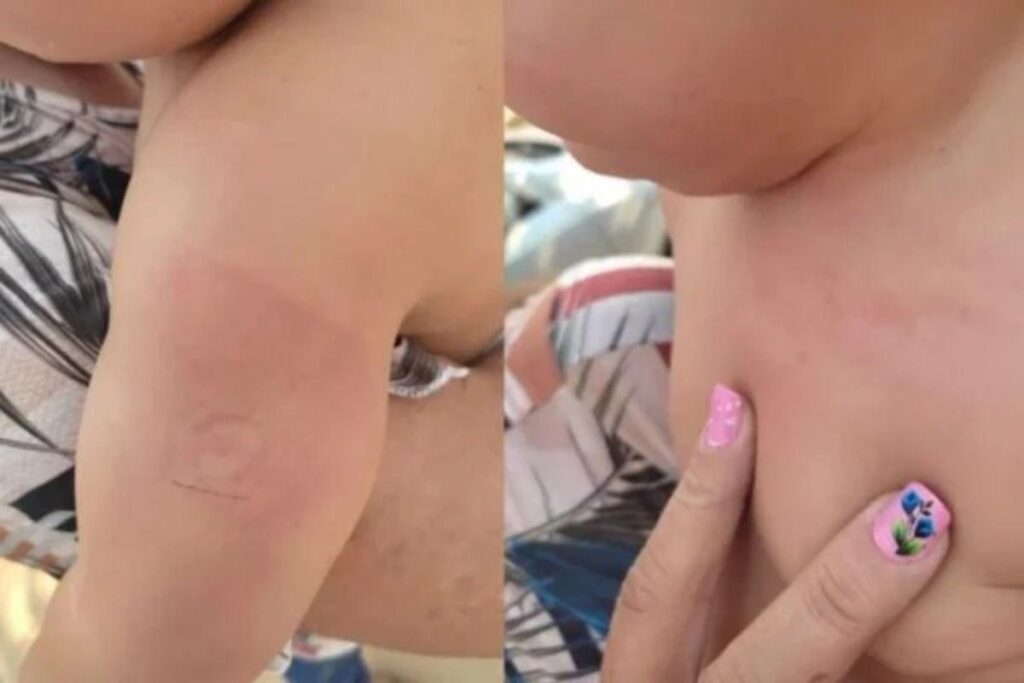 O bebê foi encaminhado para a casa do pai