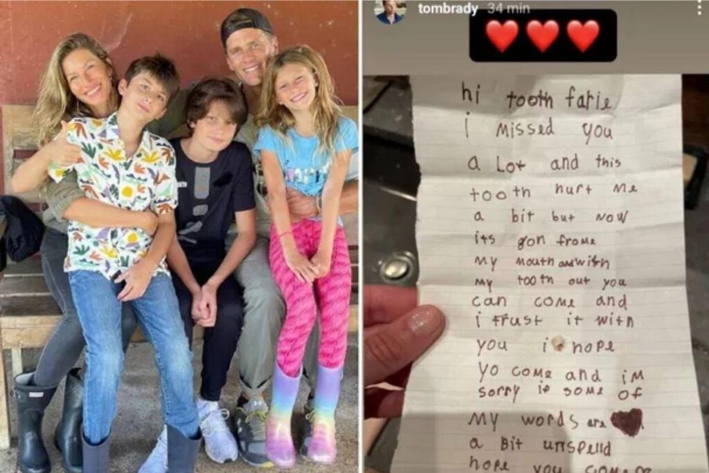 Tom Brady e família