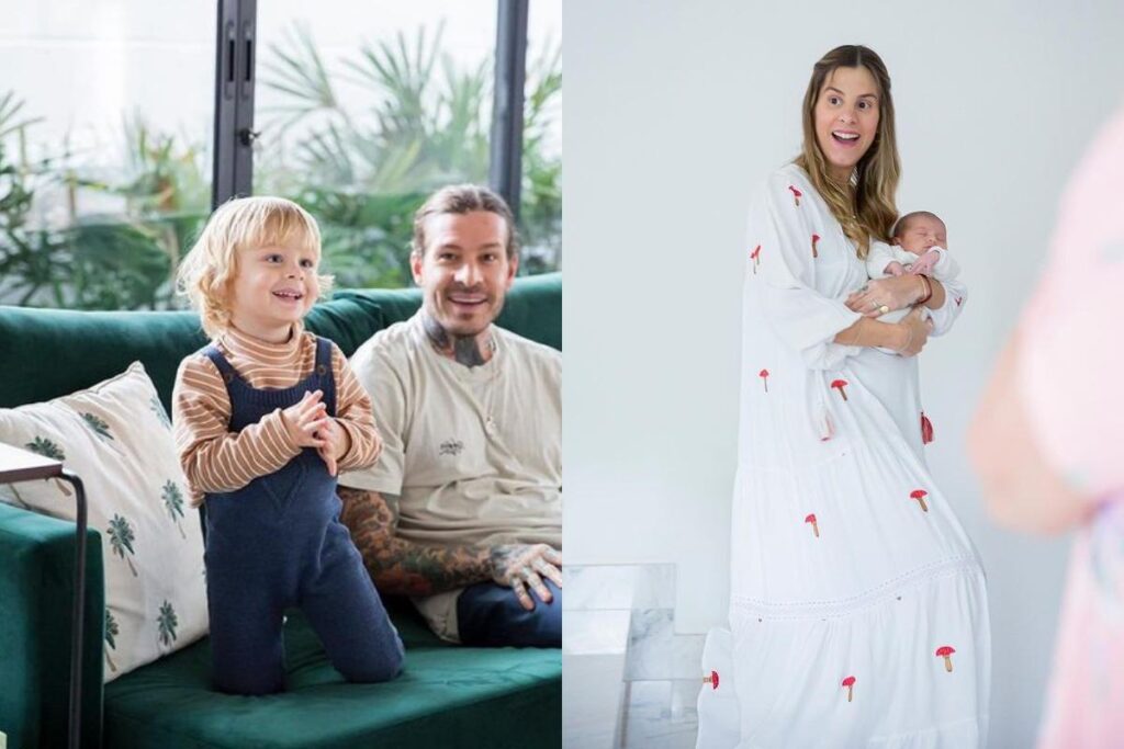 A família toda reunida