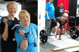 Avó de 100 anos bate recorde mundial de levantamento de peso