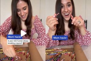 Os gizes de cera ficam com diversas cores e podem ser divertidos para as criança