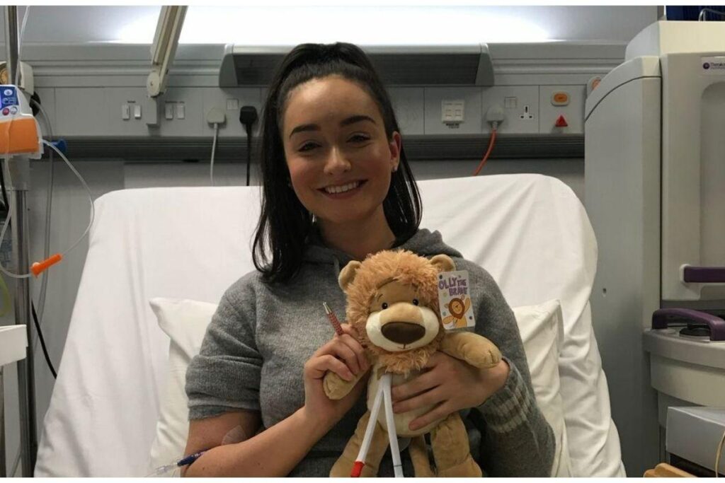 Mia foi para o hospital com a certeza de que estava grávida