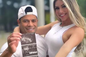 Hulk e Camila Ângelo anunciam gravidez