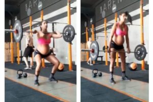 Michelle conta que engordou apenas 7 kg na gravidez