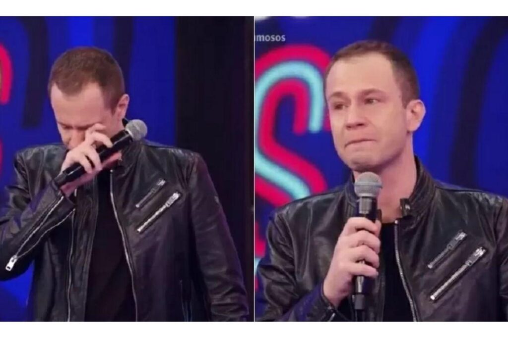 Tiago se emocionou na reta final do programa