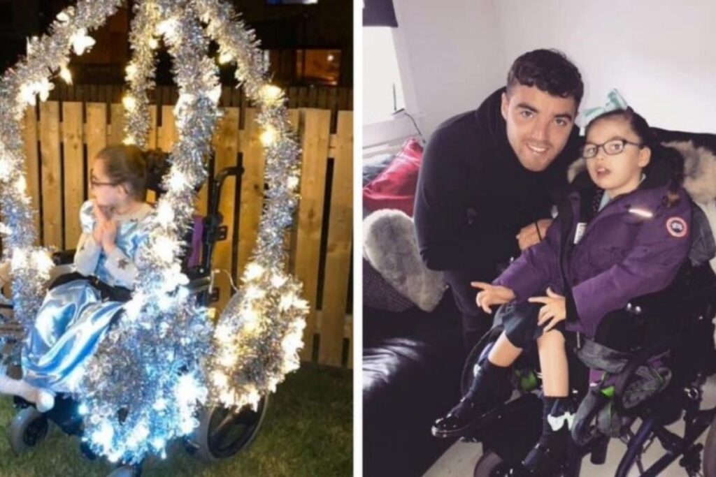 Ela ficou linda como Cinderela