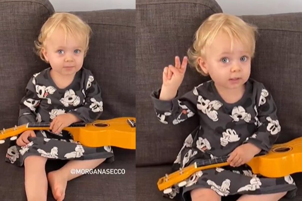 Alice mostra que está aprendendo a falar inglês em novo vídeo