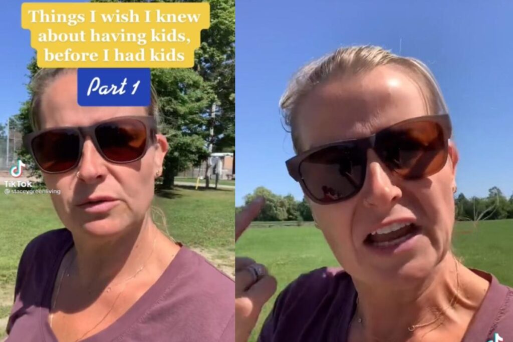 Ela contou a experiência dela