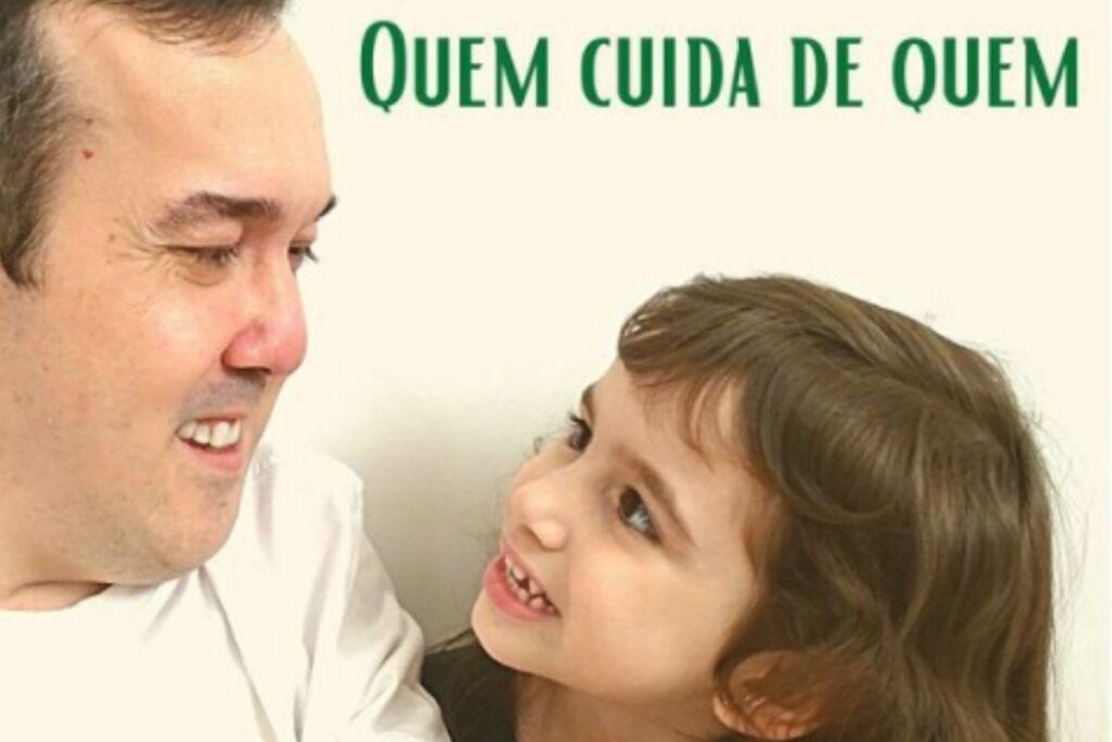 Humorista Gigante Leo e filha