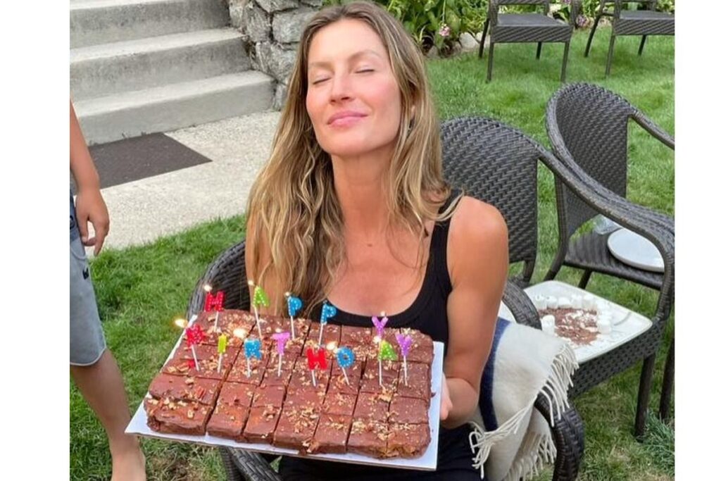 Gisele Bündchen parabenizou a irmã Gabriela