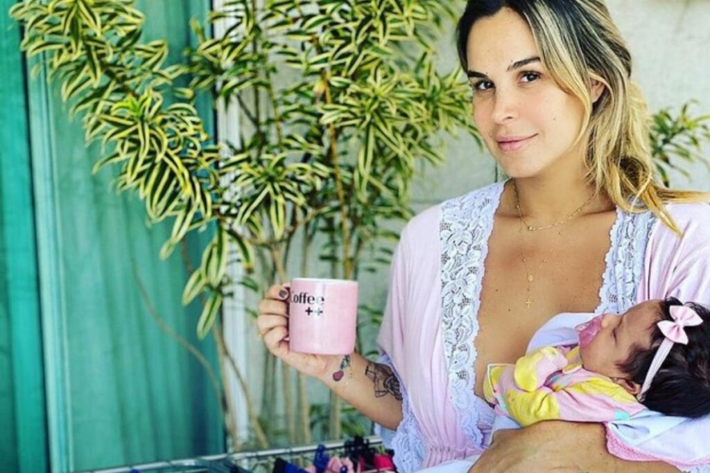 Ensaios que Robertha fez durante a gestação