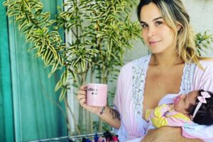 Ensaios que Robertha fez durante a gestação