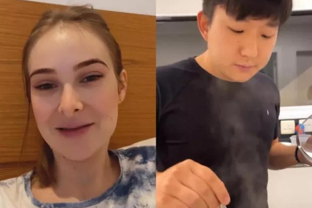 Sammy compartilhou nos Stories Pyong já adaptado com a nova vida