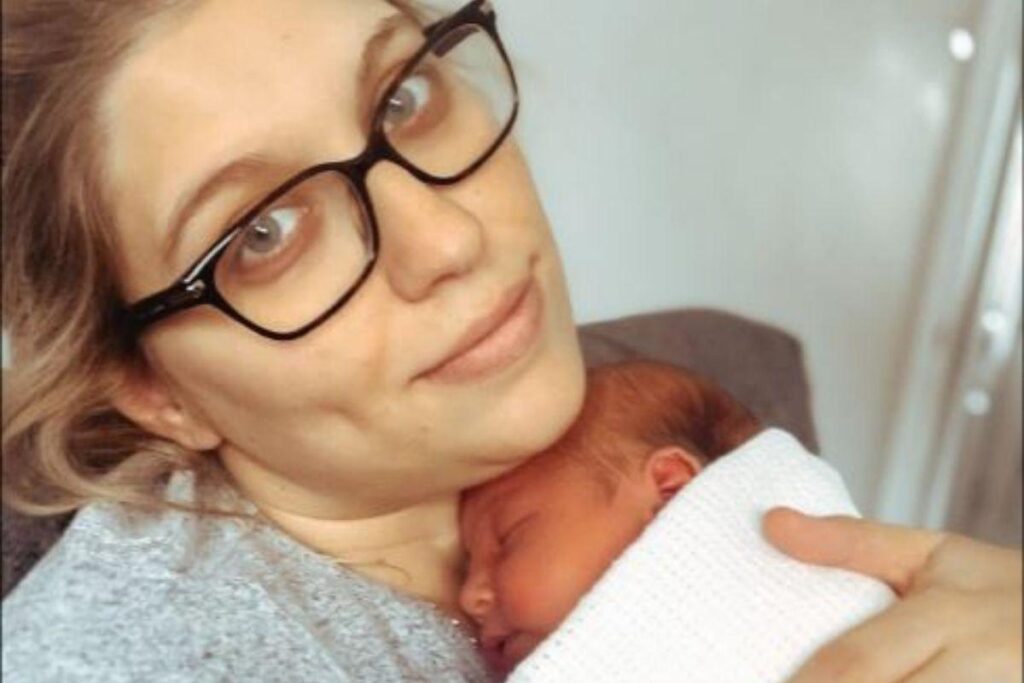 Lola com o filho Daniel