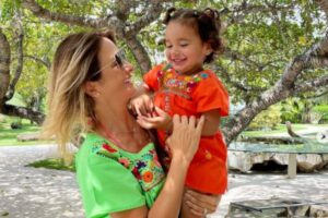 Ticiane Pinheiro compartilhou momentos em família