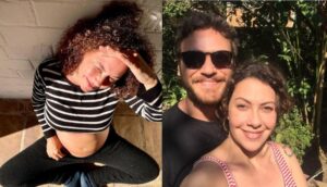 Fabiula Nascimento registra momento de carinho entre Emílio Dantas com os gêmeos dentro da barriga