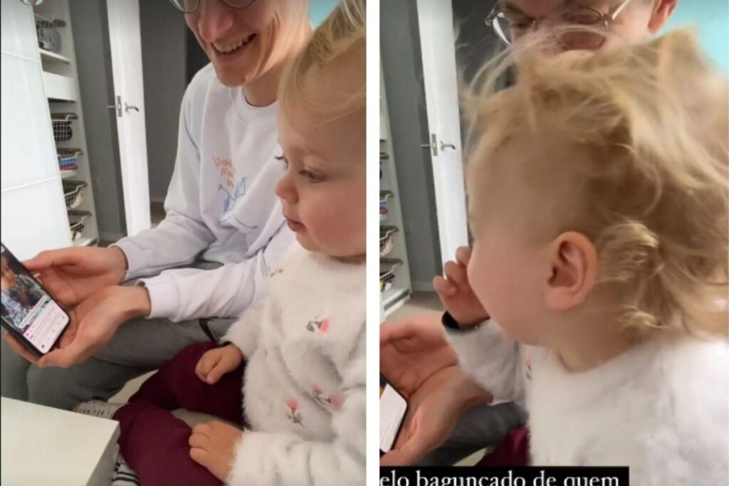 Alice se divertiu com os próprios vídeos