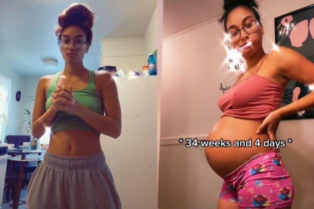 Na legenda ela escreveu: “Quando você vai amar o seu corpo como é, você acabou de ter um bebe”