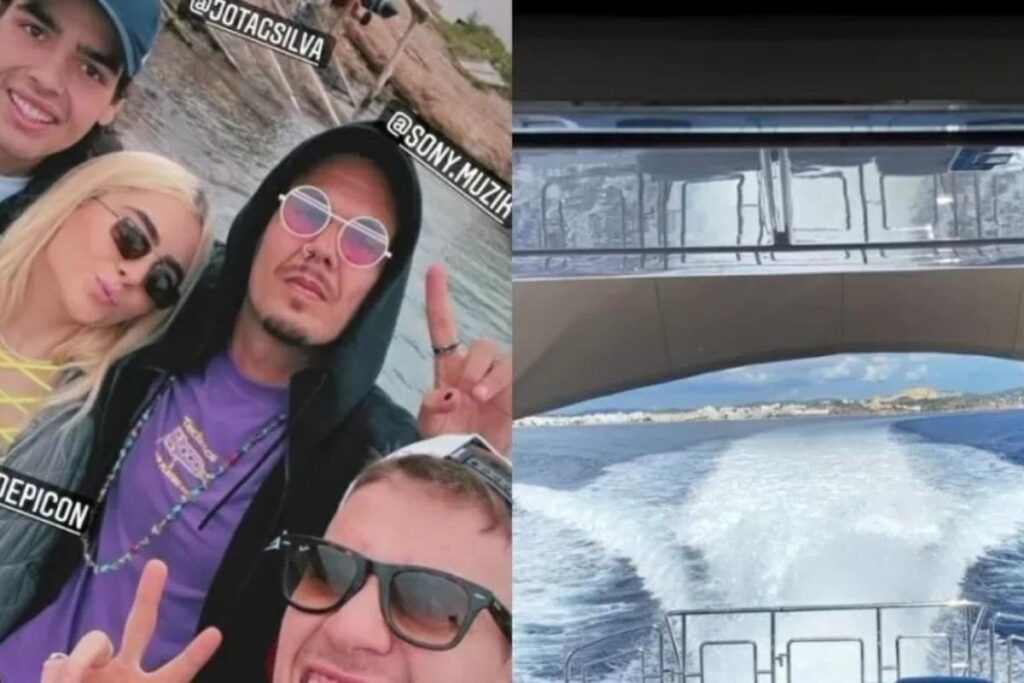 João e Jade postaram a mesma sobremesa no Stories