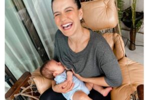 Kyra Gracie e Malvino Salvador são pais de Rayan