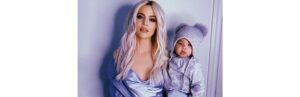 Khloe Kardashian e a filha True Thompson estão com Covid-19