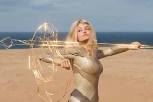 Angelina apareceu com 5 dos 6 filhos na pré-estreia de Eternos