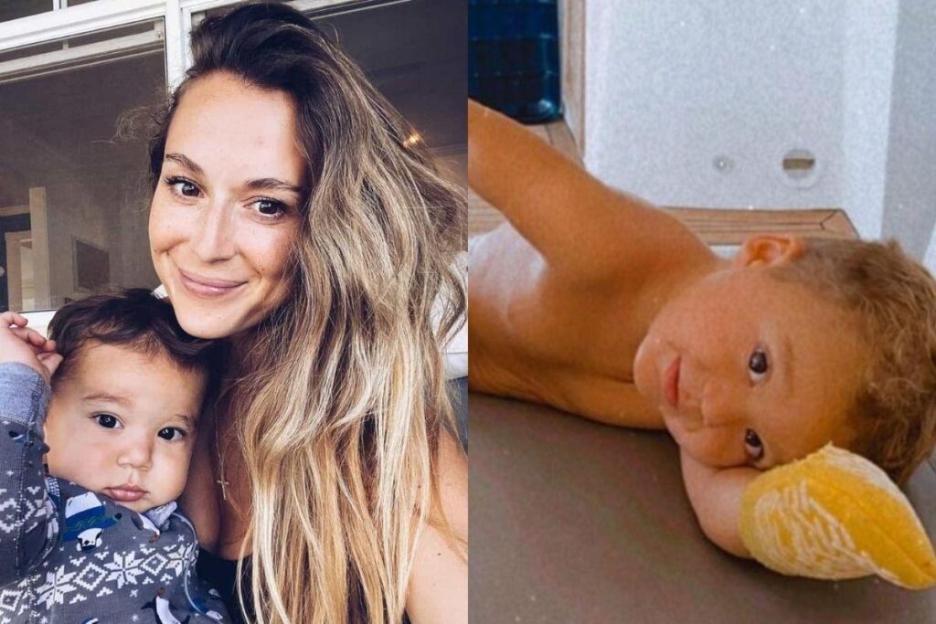 Alexa PenaVega cortou dois dedos do filho