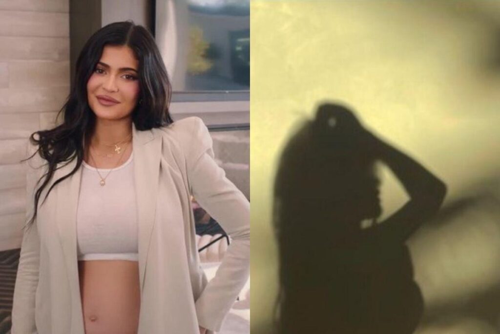 Kylie Jenner compartilhou foto da barriga de grávida no Instagram