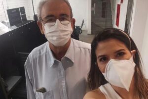 Paula e Guilherme ficaram meses conversando apenas online