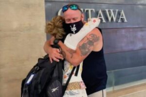 Reid e Ashley, quando eram crianças