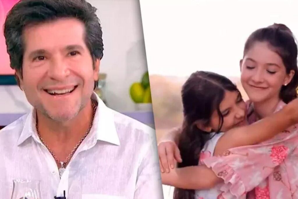 Daniel se emocionou com a aptidão de Lara e Luiza