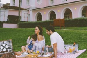 Sabrina e Duda levaram Zoe para conhecer as Cataratas do Iguaçu