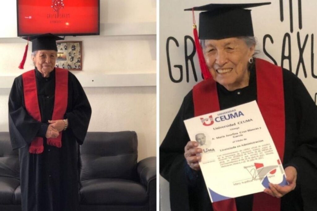 A família toda comemorou a conquista