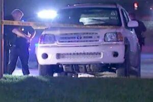 As crianças dirigiram sozinhas uma SUV