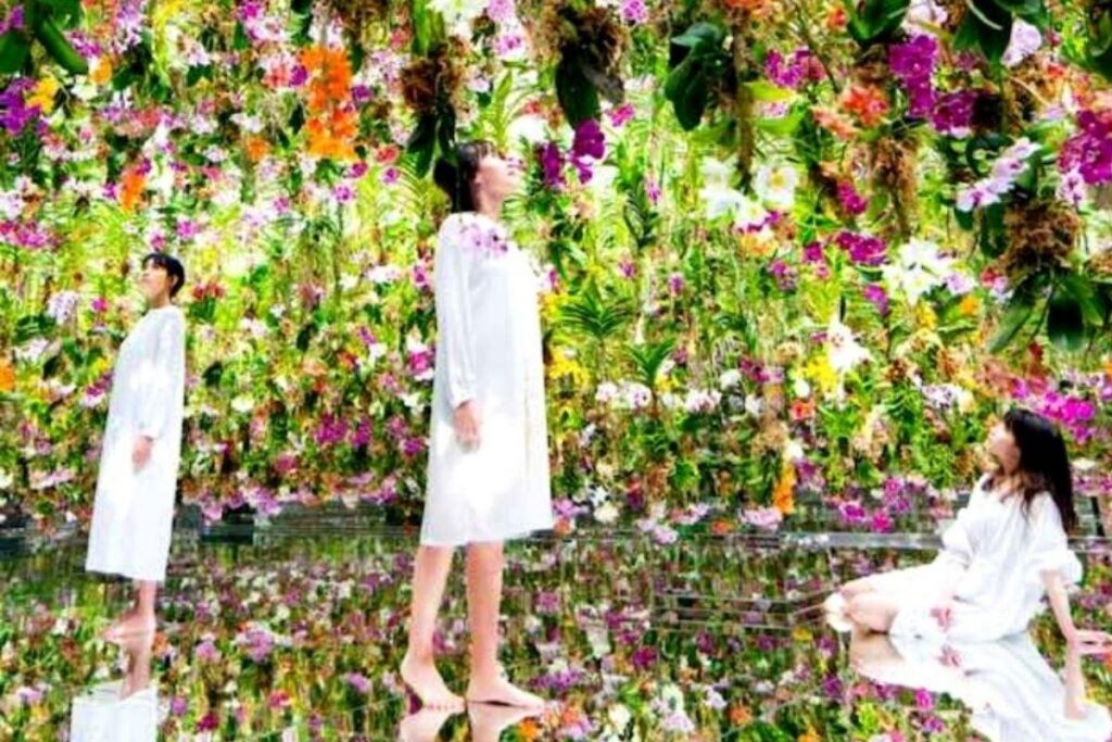 Jardim de Tóquio promete verdadeira imersão nas flores