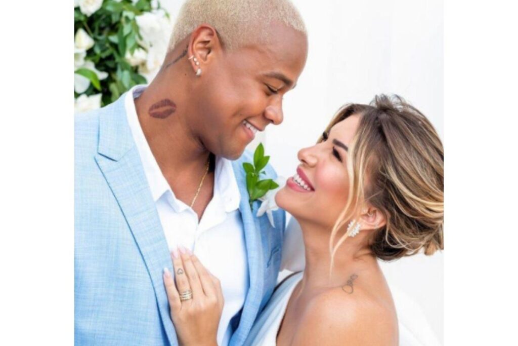 Lore Improta e Léo Santana são pais de Liz