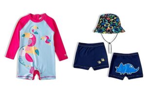 Roupas para nadar com desconto: Conjunto de roupa para nadar TipTop