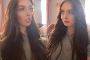 No último trimestre da gestação, uma mulher desabafou sobre os questionamentos que recebe por ter uma barriga pequena