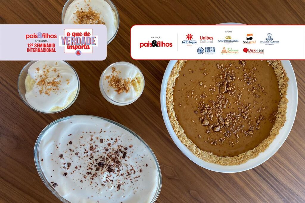 Beto Bigatti mostra receita de torta de bolacha no 12º Seminário Internacional Pais&Filhos