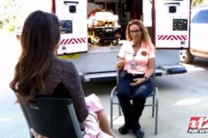 Foi a primeira vez que Leeaann auxiliou um parto por telefone