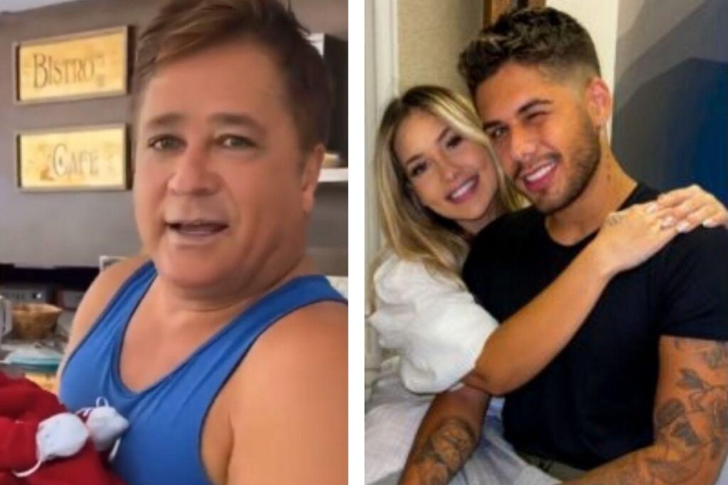 Virginia e Zé Felipe entrevistaram Leonardo