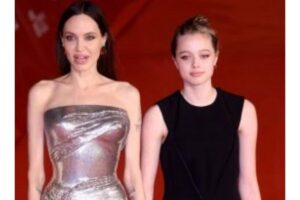 Shiloh está optando por usar vestidos mais “femininos’ nos eventos