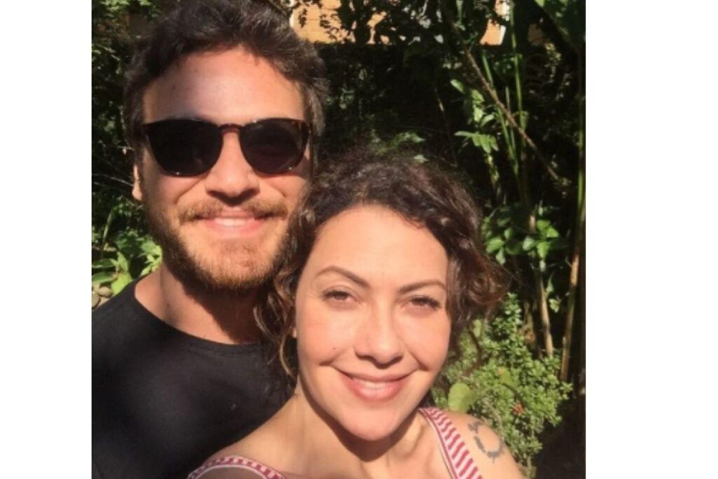 Fabiula estava junto com os cachorros da família