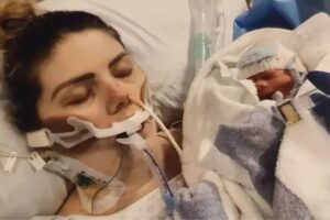 Sophie ficou 9 semanas internada por causa da covid-19