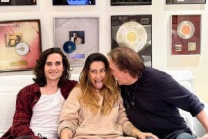 Fiuk, Cleo comemoram aniversário de Fábio Jr